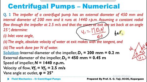 gate questions on centrifugal pump|gate fluid mechanics and hydraulics.